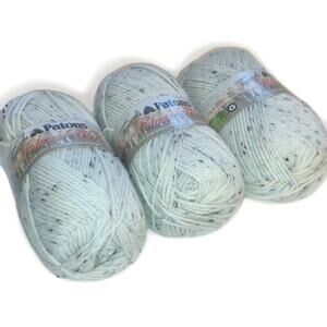 PATONS Yarn Wool Blend Color #84008 Aran Tweed Discontinued 3.5oz lot of 3 NEW